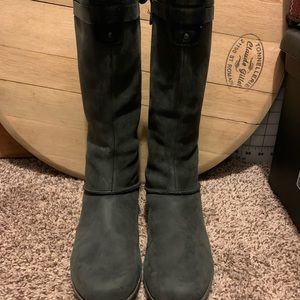 Eddie Bauer Trace Black leather boots sz 8.5